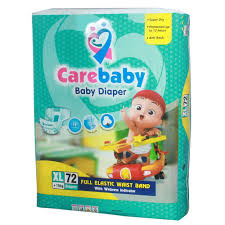Carebaby Diaper 5-Extra Large Size With 72-Pcs for 15+ kg Babies