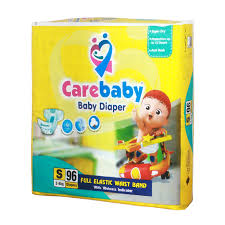 Carebaby diaper Small 96-Pcs For 3-6 kg babies