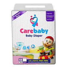 Care Baby diaper (N-B) 52-Pcs For 3-kg Babies