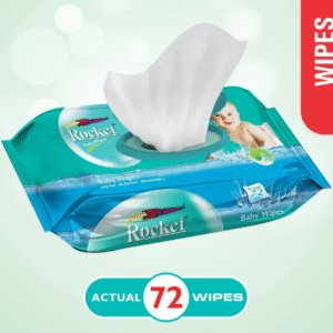 Rocket baby wipes 72 wet tissues