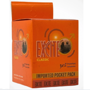 Excite Classic Condom 12x3 Packing